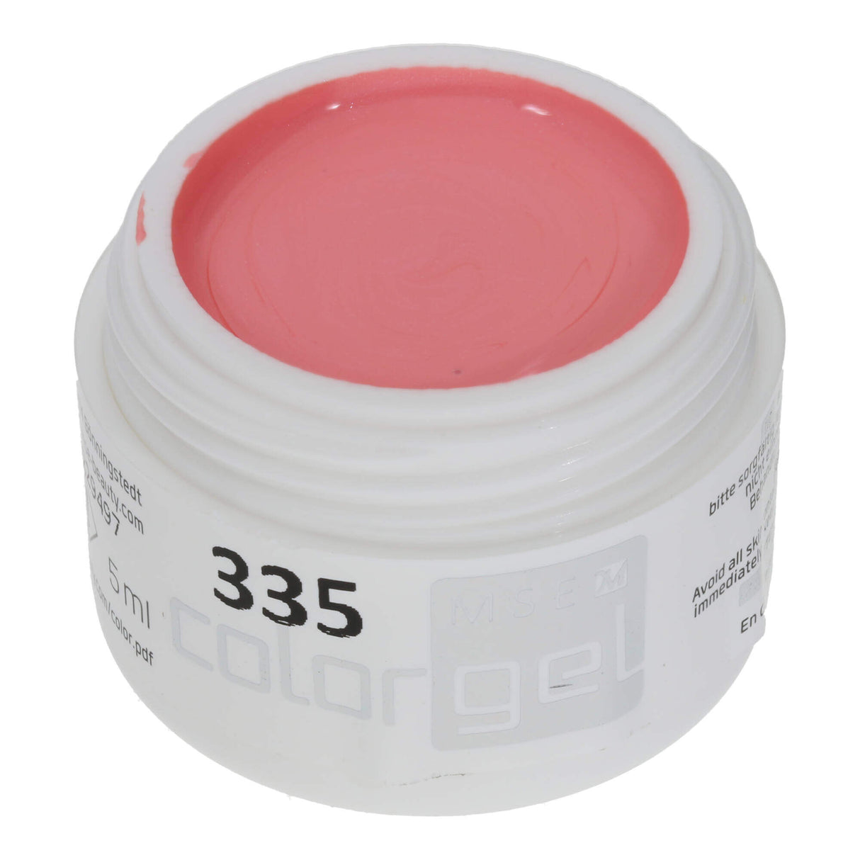 # 335 Premium EFFECT Color Gel 5ml Rose clair avec un effet nacré très subtil