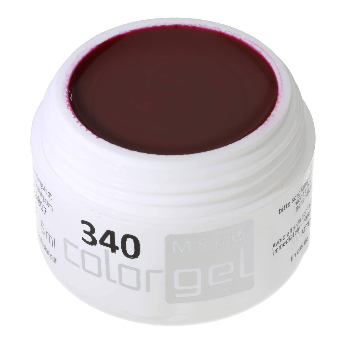 # 340 Premium-PURE Color Gel 5ml Bordeaux rouge