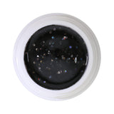# 349 Premium-GLITTER Color Gel 5ml Mixture of black and silver glitter with a rainbow effect