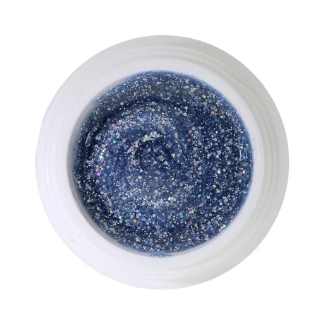 # 370 Premium GLITTER Color Gel 5ml Pale blue rainbow glitter