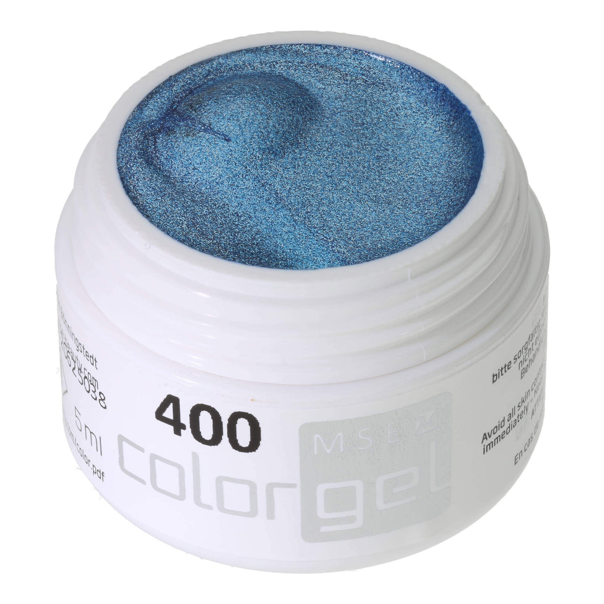 # 400 Premium-EFFEKT Color Gel 5ml blue metallic