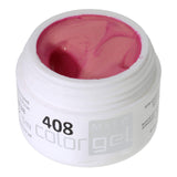 #408 Premium EFFECT Color Gel 5ml Rose délicate aux reflets dorés fins