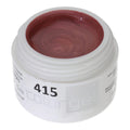 #415 Gel Couleur Premium GLITTER 5ml Teinte Bois de Rose Subtilement Scintillante