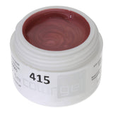 # 415 Premium-GLITTER Color Gel 5ml Ton bois de rose chatoyant subtil