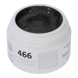 #466 Premium-EFFEKT Color Gel 5ml Dunkelgraues Metallicgel