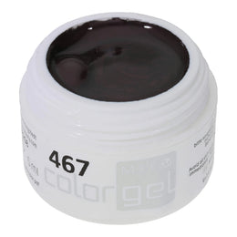 #467 Premium-EFFEKT Color Gel 5ml Schwarzrot mit dezentem Perlglanz