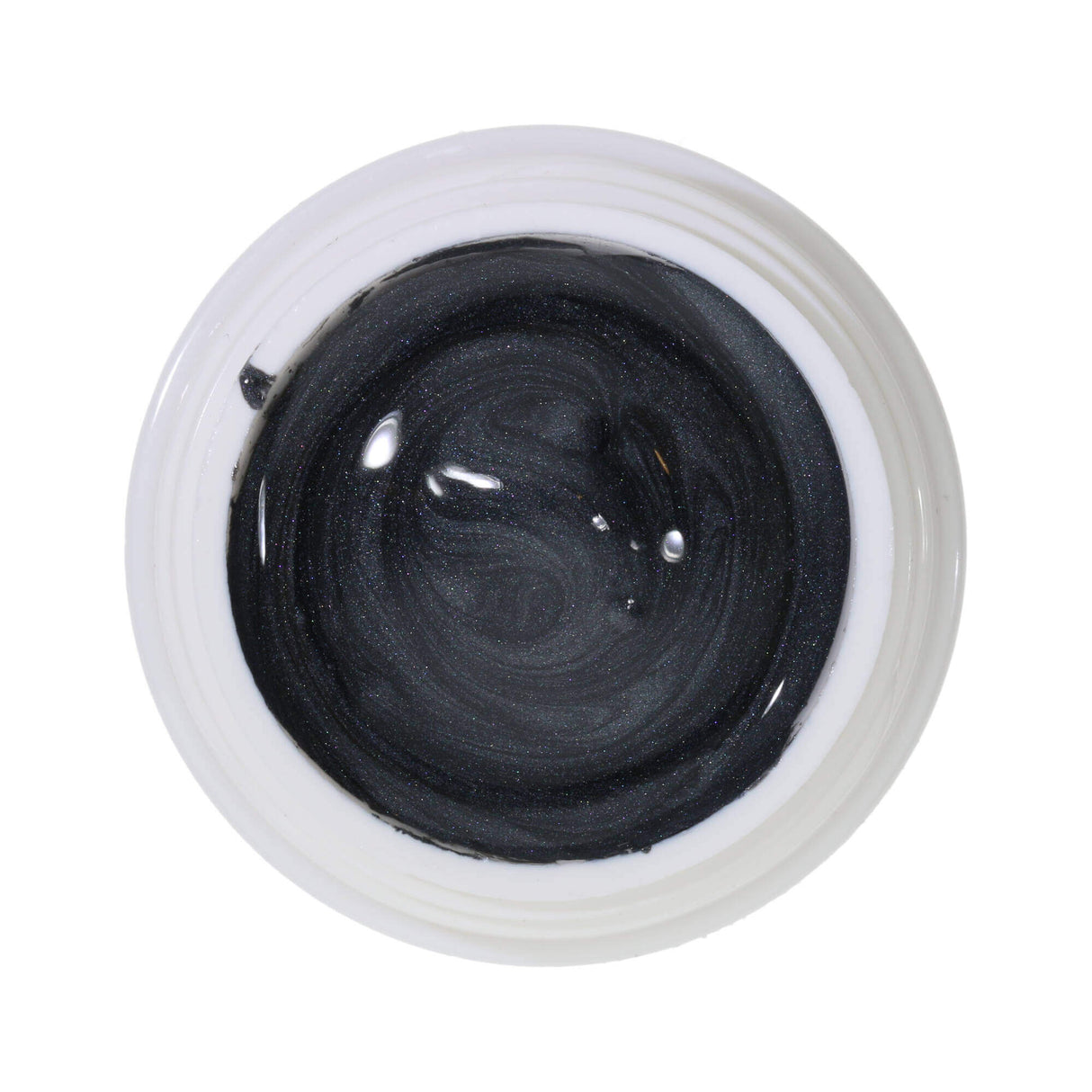 Gel tạo màu # 471 Premium-EFFEKT 5ml đen-xám với ánh kim sa nhẹ nhàng
