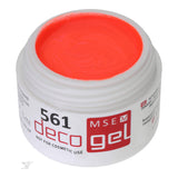 # 561 Gel tạo màu DECO cao cấp 5ml Màu cam Neon KHÔNG DÙNG CHO MỸ PHẨM