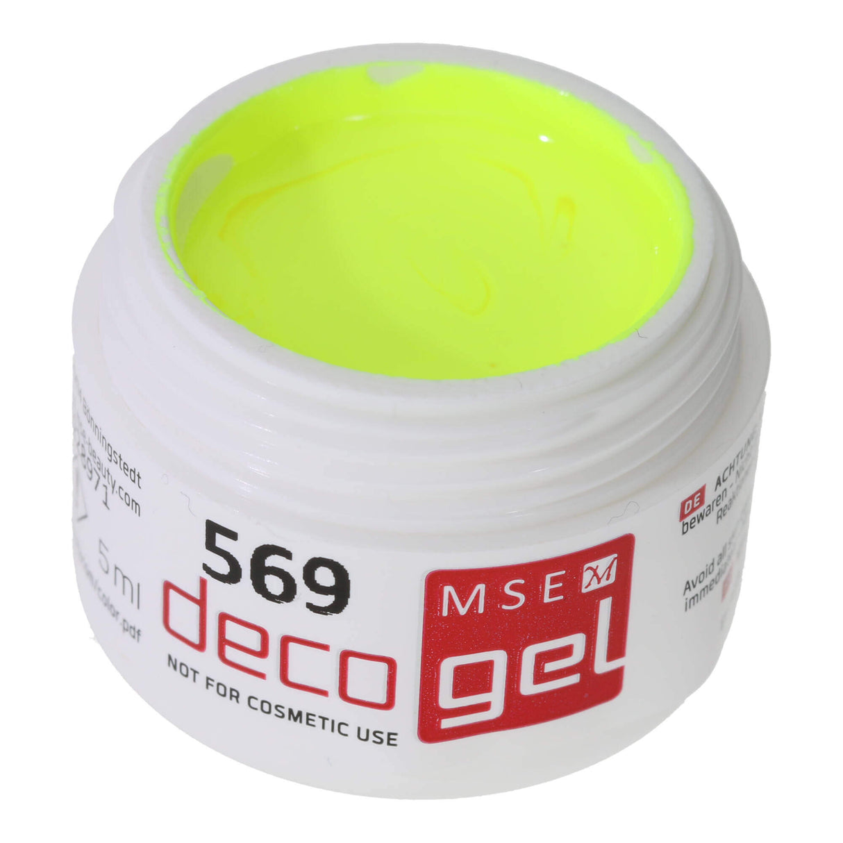 #569 Premium-DEKO Color Gel 5ml Neon NOT FOR COSMETIC USE