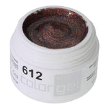 #612 Premium-EFFEKT Color Gel 5ml Kupfer