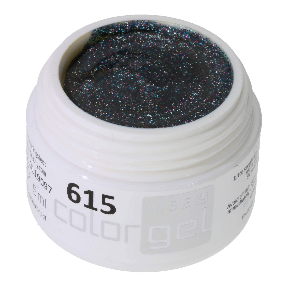 # 615 Gel màu GLITTER cao cấp 5ml màu xanh lam