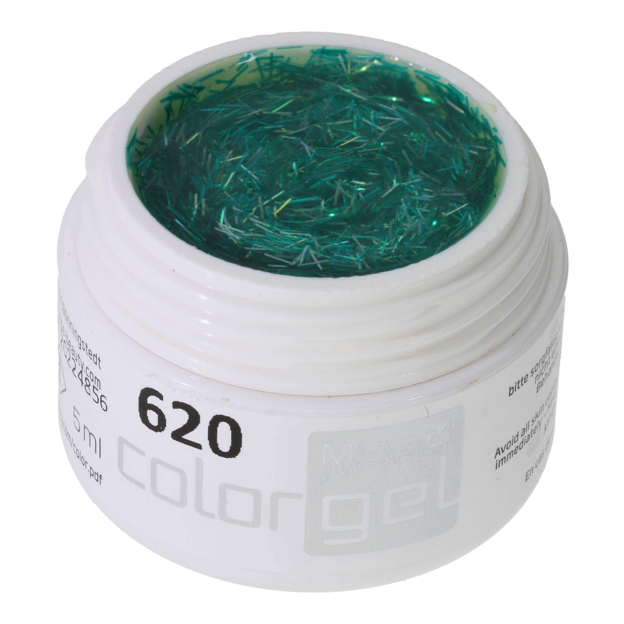 #620 Premium-GLITTER Color Gel 5ml Grün