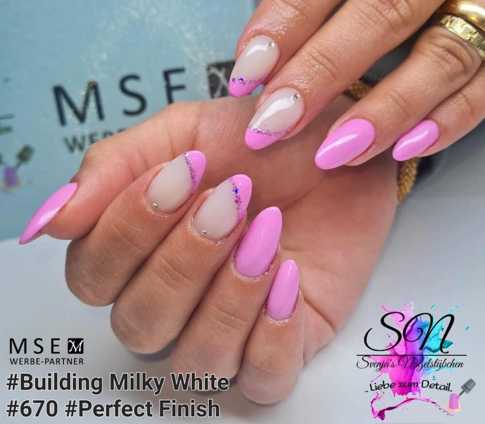 MSE building gel milky white / Building milky white 50ml