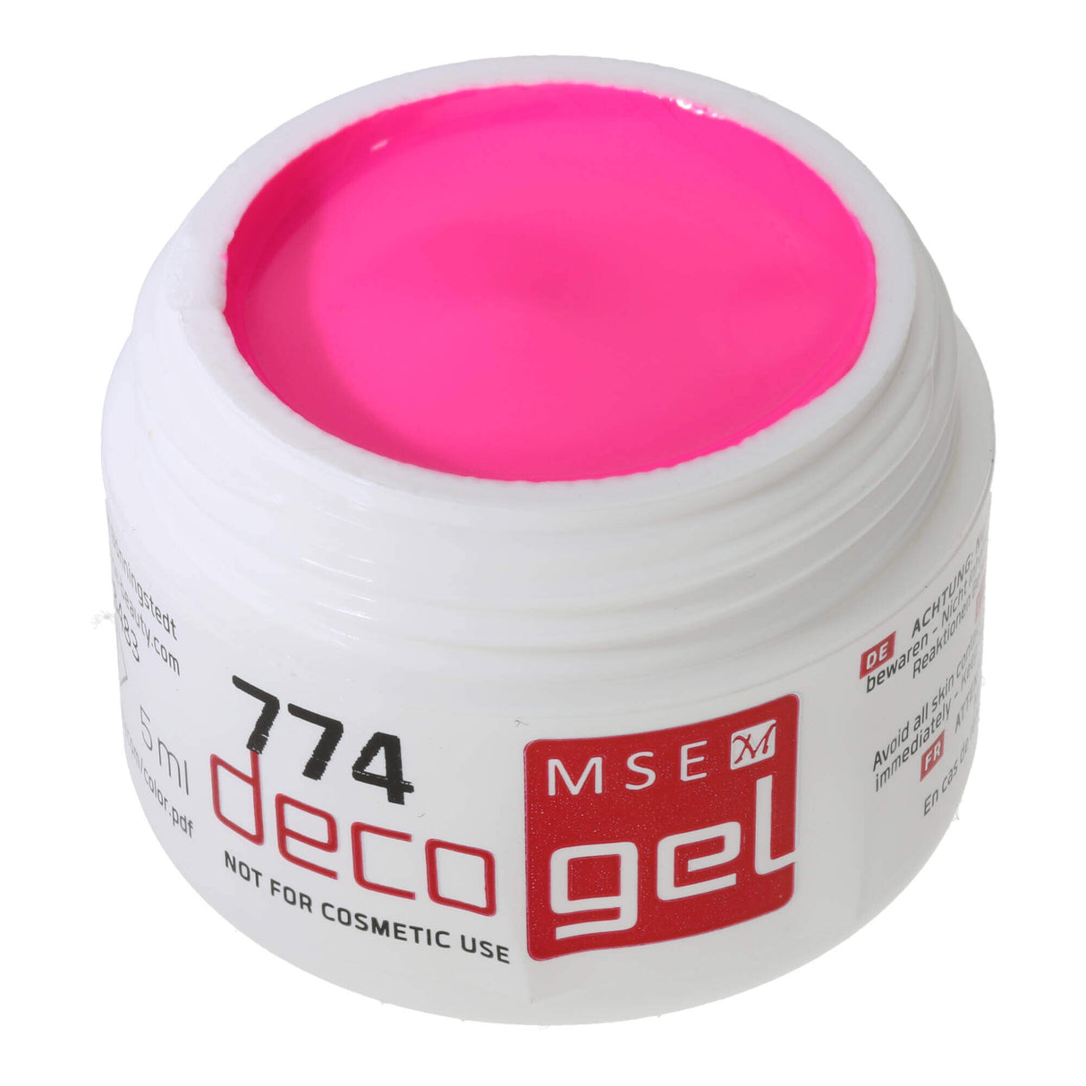 # 774 Premium-DECO Color Gel 5ml Neon PAS POUR USAGE COSMETIQUE