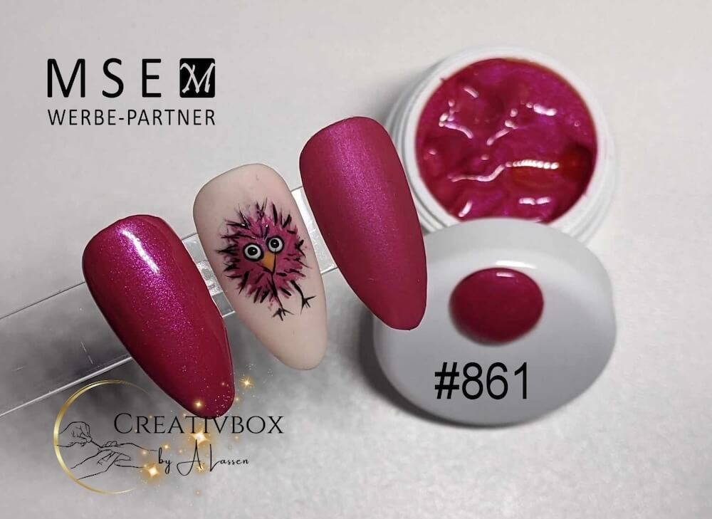 # 861 Premium-EFFEKT Color Gel 5ml Rose clair chatoyant