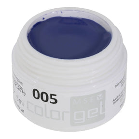 #005 Premium-PURE Color Gel 5ml Dunkles Graublau - MSE - The Beauty Company