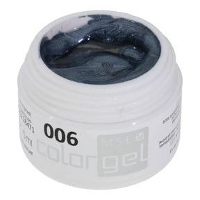 #006 Premium-PURE Color Gel 5ml Dunkles Effekt Blau Grau - MSE - The Beauty Company