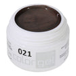 #021 Premium-EFFEKT Color Gel 5ml Klassisches Braun mit grün/rotem Perlglanz - MSE - The Beauty Company