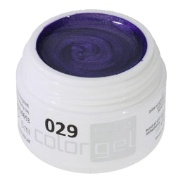 #029 Premium-EFFEKT Color Gel 5ml Bläulicher Fliederton mit silbernem Perlglanz