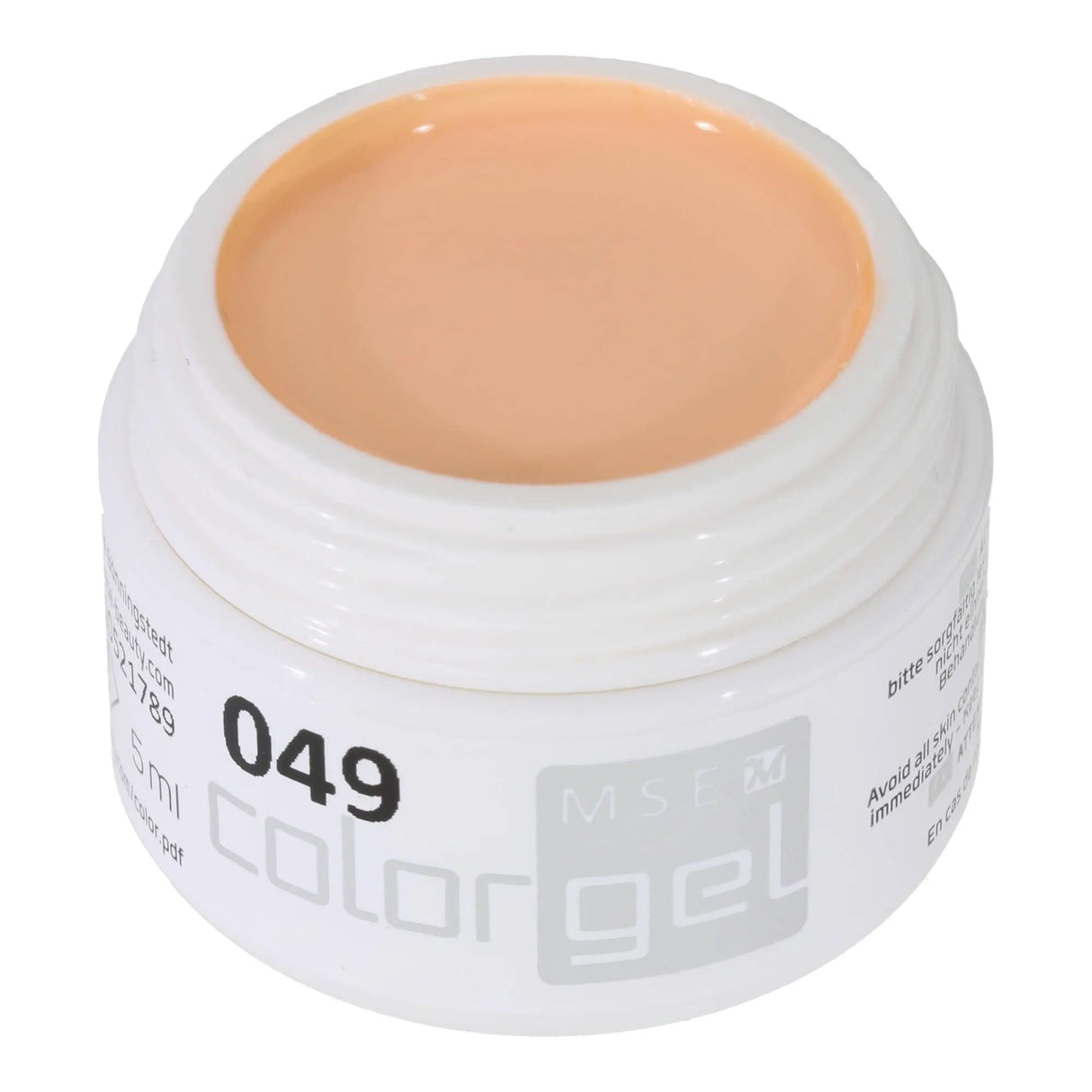 #049 Premium-PURE Color Gel 5ml Cremiges Mandarin - MSE - The Beauty Company