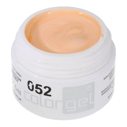 #052 Premium-EFFEKT Color Gel 5ml Pastellfarbenes Orange mit dezentem Perlglanz