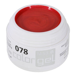 #078 Premium-EFFEKT Color Gel 5ml Himbeerrot mit pinkem Perlglanz