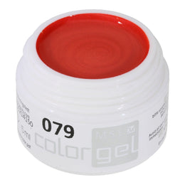 #079 Premium-EFFEKT Color Gel 5ml Signalrot mit rosa-pinkem Perlglanz