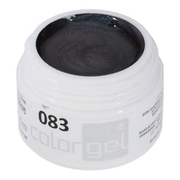 #083 Premium-EFFEKT Color Gel 5ml Schwarz mit rosa/grün changierendem Perleffekt