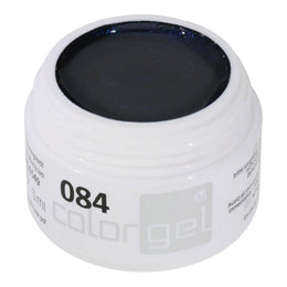 #084 Premium-EFFEKT Color Gel 5ml Schwarz mit blauem Unterton