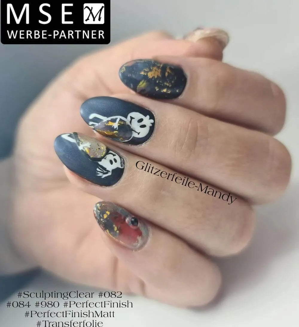 #084 Premium-EFFEKT Color Gel 5ml Schwarz mit blauem Unterton - MSE - The Beauty Company