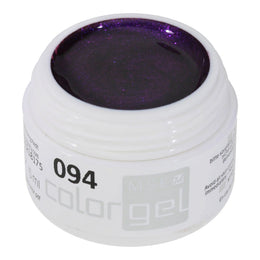 #094 Premium-EFFEKT Color Gel 5ml Dunkles Rotviolett mit magentafarbenem Perlglanzeffekt