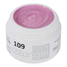 #109 Premium-EFFEKT Color Gel 5ml Blassrosa mit Perlglanz