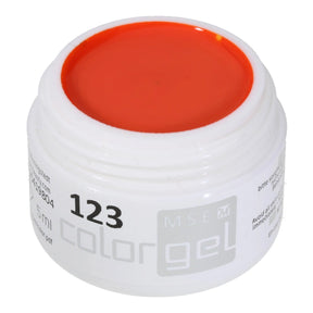 #123 Premium-PURE Color Gel 5ml Leuchtendes Orange - MSE - The Beauty Company