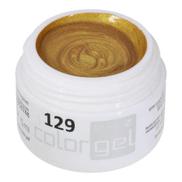#129 Premium-EFFEKT Color Gel 5ml Metallic Gold