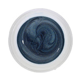 #132 Premium-EFFEKT Color Gel 5ml Grau abgetöntes Blaugrün mit silber/gold Perlglanz - MSE - The Beauty Company
