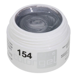 #154 Premium-EFFEKT Color Gel 5ml Normaler Silberton
