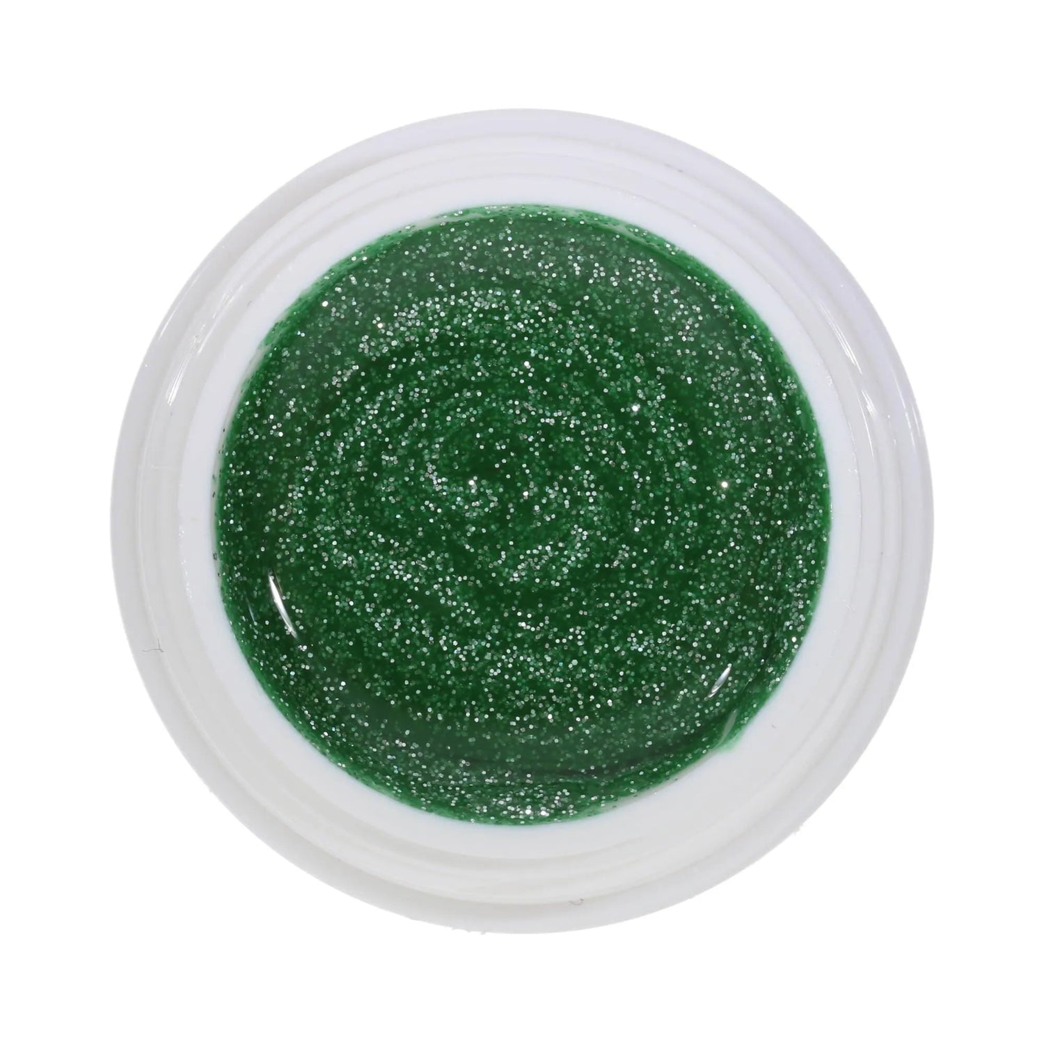 #160 Premium-GLITTER Color Gel 5ml Grasgrün mit silberem Glitter - MSE - The Beauty Company