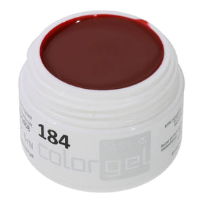 #184 Premium-PURE Color Gel 5ml Mittleres Braunrot - MSE - The Beauty Company