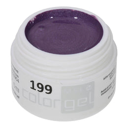 #199 Premium-EFFEKT Color Gel 5ml Flieder mit leichtem Silbereffekt
