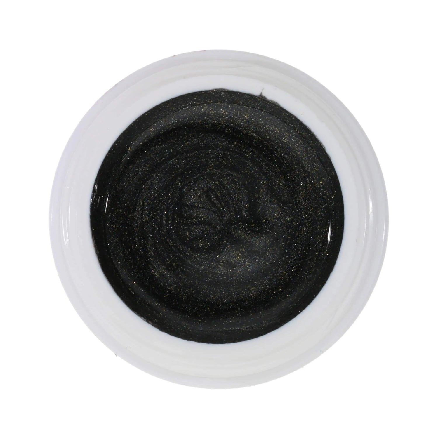 #213 Premium-EFFEKT Color Gel 5ml Dunkles Grau mit grünem Unterton und Glanzeffekten - MSE - The Beauty Company