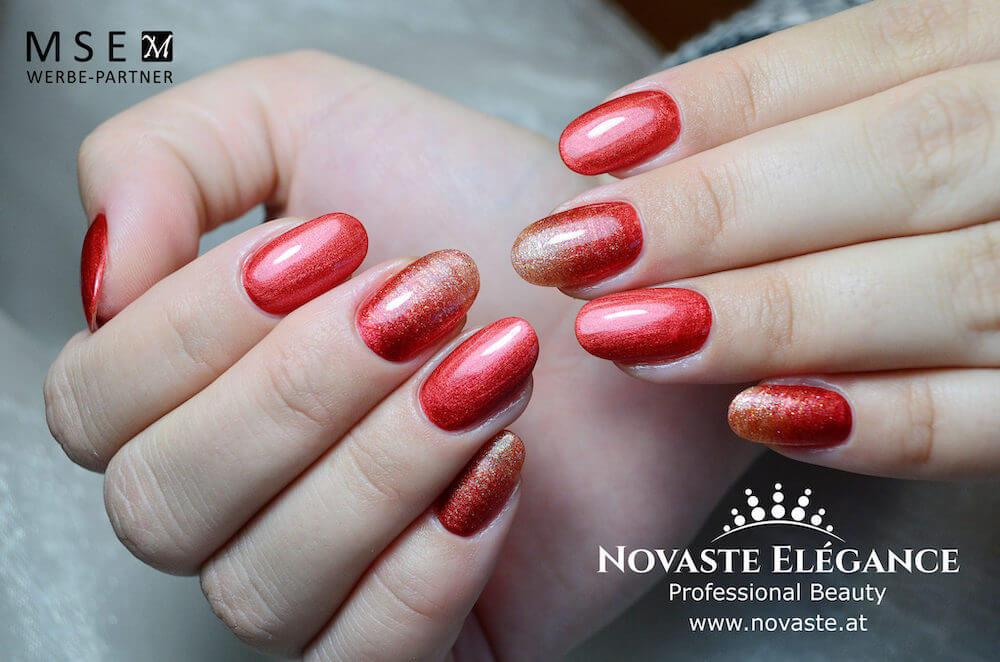 #314 Premium-EFFEKT Color Gel 5ml Schimmerndes Rostrot - MSE - The Beauty Company
