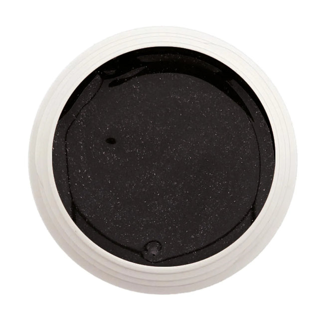 #323 Premium-EFFEKT Color Gel 5ml Schwarz mit rosafarbenem Schimmerpartikeln - MSE - The Beauty Company