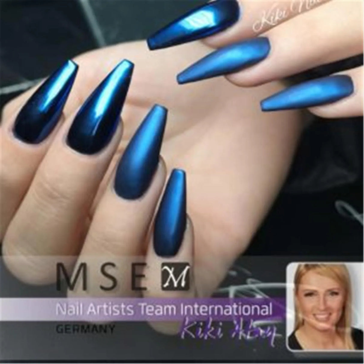 #463 Premium-EFFEKT Color Gel 5ml Schwarzblau mit dezentem Perlglanz - MSE - The Beauty Company