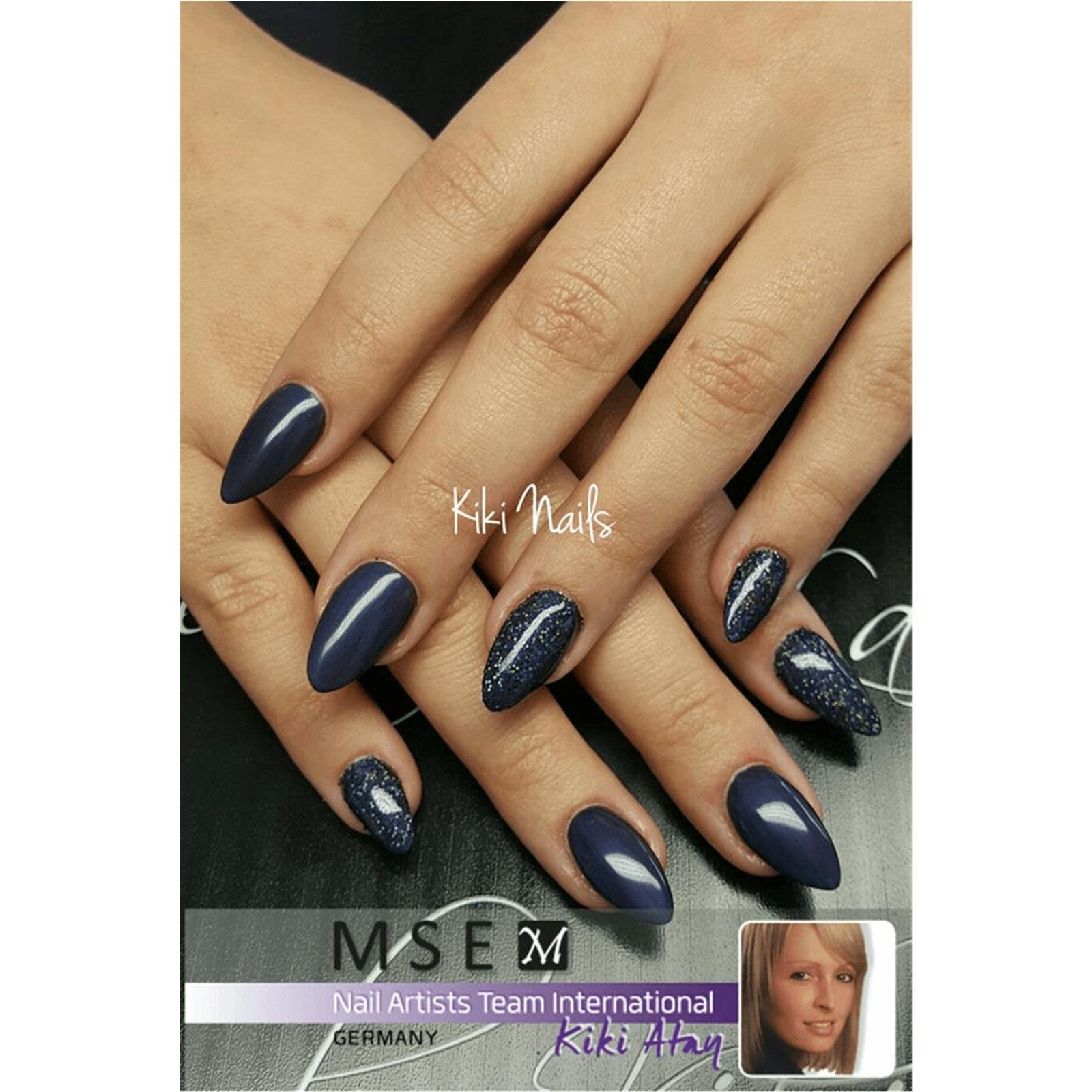 Gel tạo màu # 463 Premium-EFFEKT 5ml màu xanh đen với ánh ngọc trai ti –  MSE - The Beauty Company