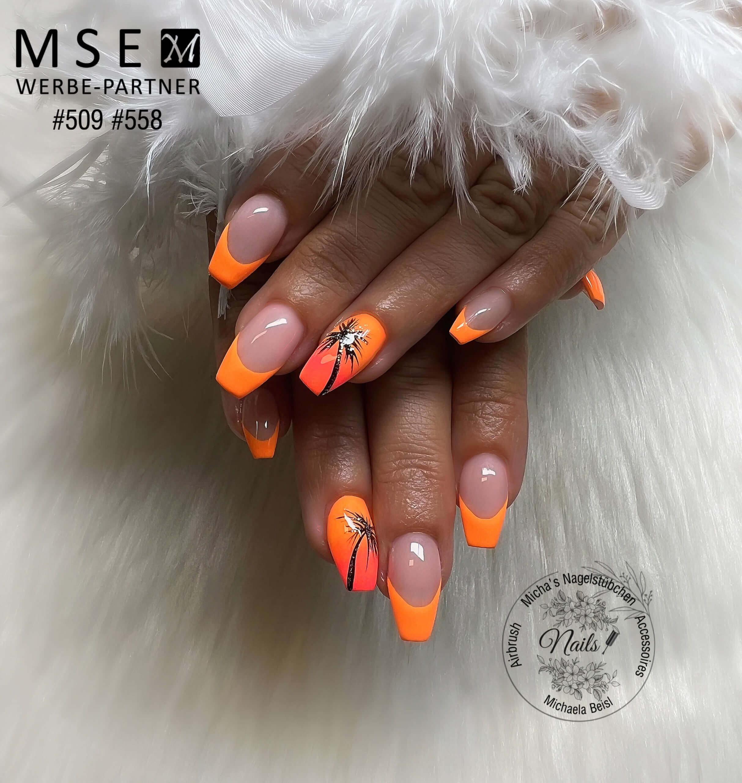 Neon Orange Nail Polish Hand Mixed by Gr8 Nails - Etsy