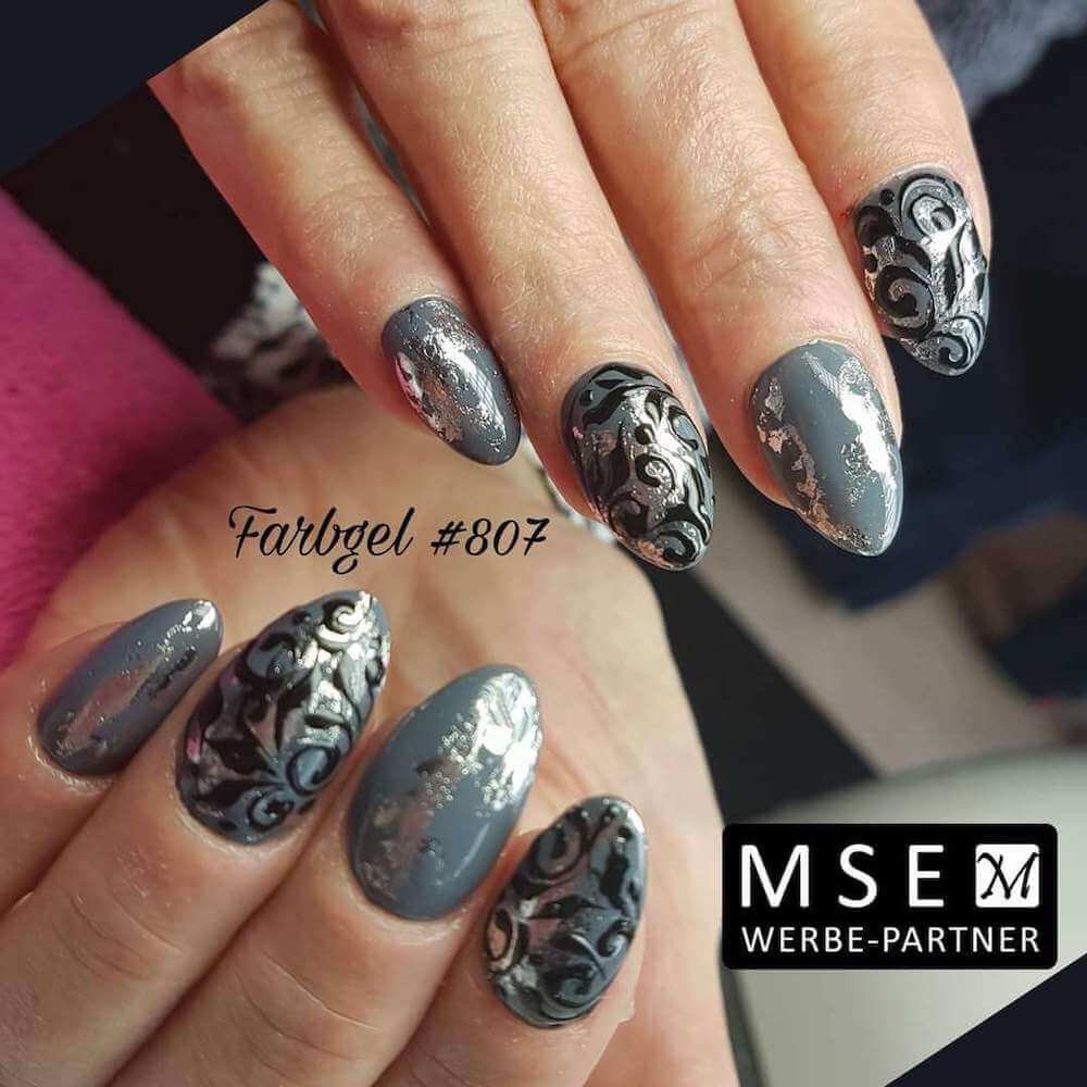 #807 Premium-PURE Color Gel 5ml Grau - MSE - The Beauty Company