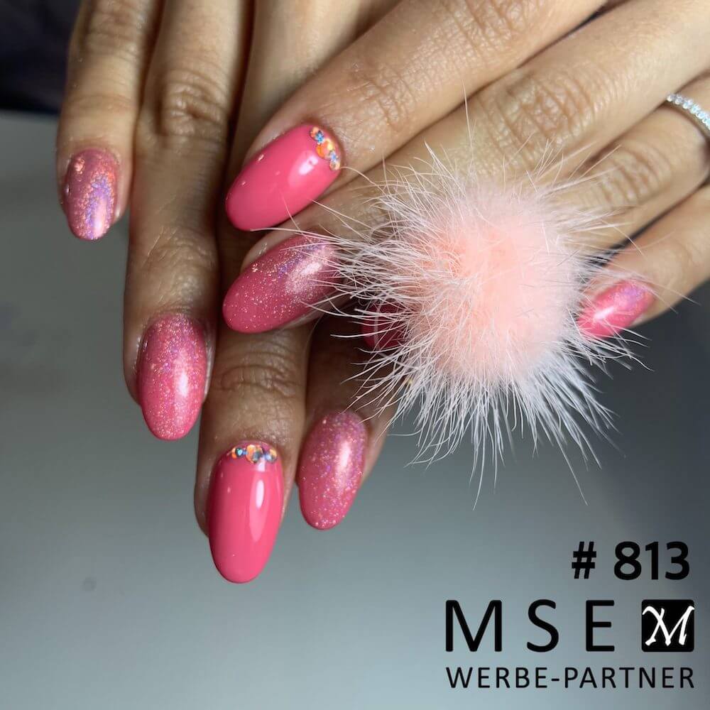 #813 Premium-PURE Color Gel 5ml Rosa - MSE - The Beauty Company