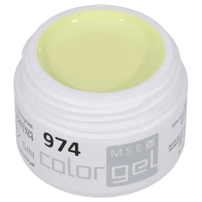#974 EFFEKT Farbgel 5ml Gelb - MSE - The Beauty Company