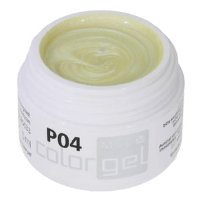 #P-04 Mother of Pearl EFFEKT Color Gel 5ml Gelb - MSE - The Beauty Company