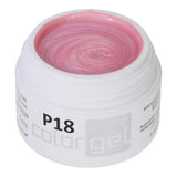 #P-18 Mother of Pearl EFFEKT Color Gel 5ml Rosa - MSE - The Beauty Company